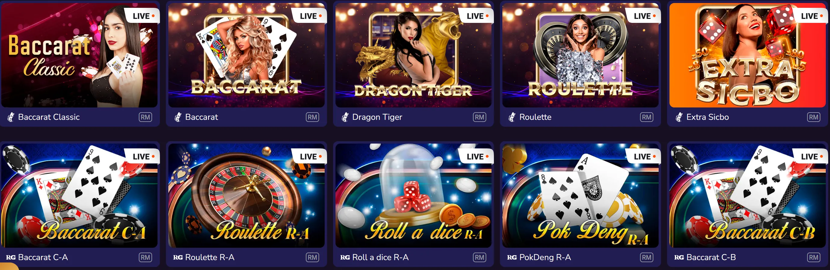 ZumoBet live-casino
